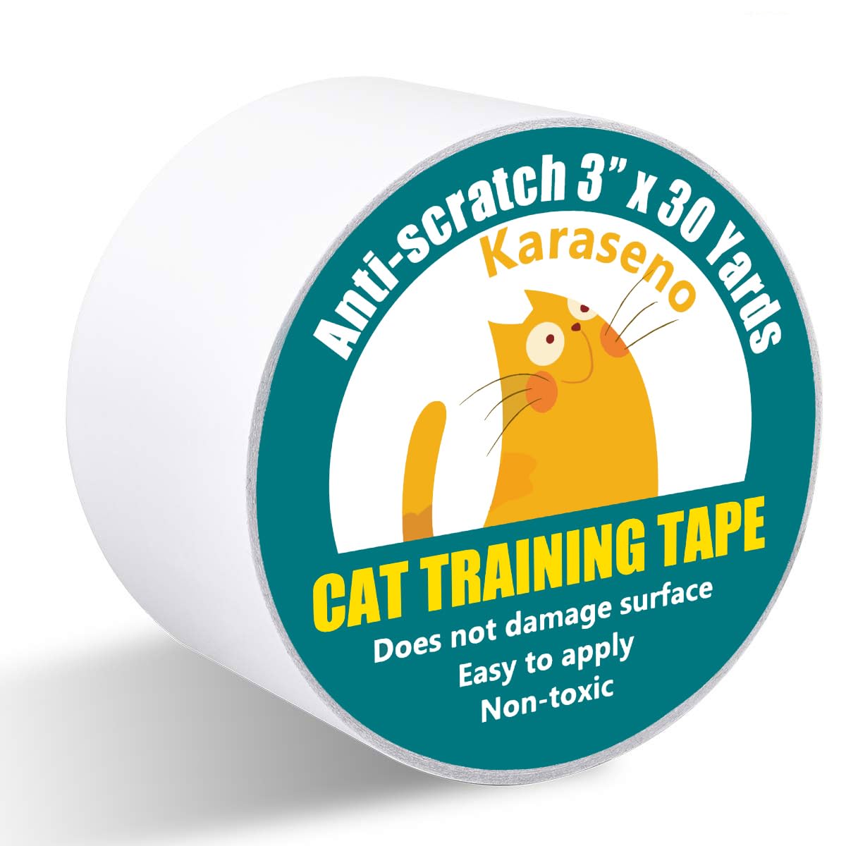 Karaseno ruban anti-griffes pour chat transparent protège le canapé.