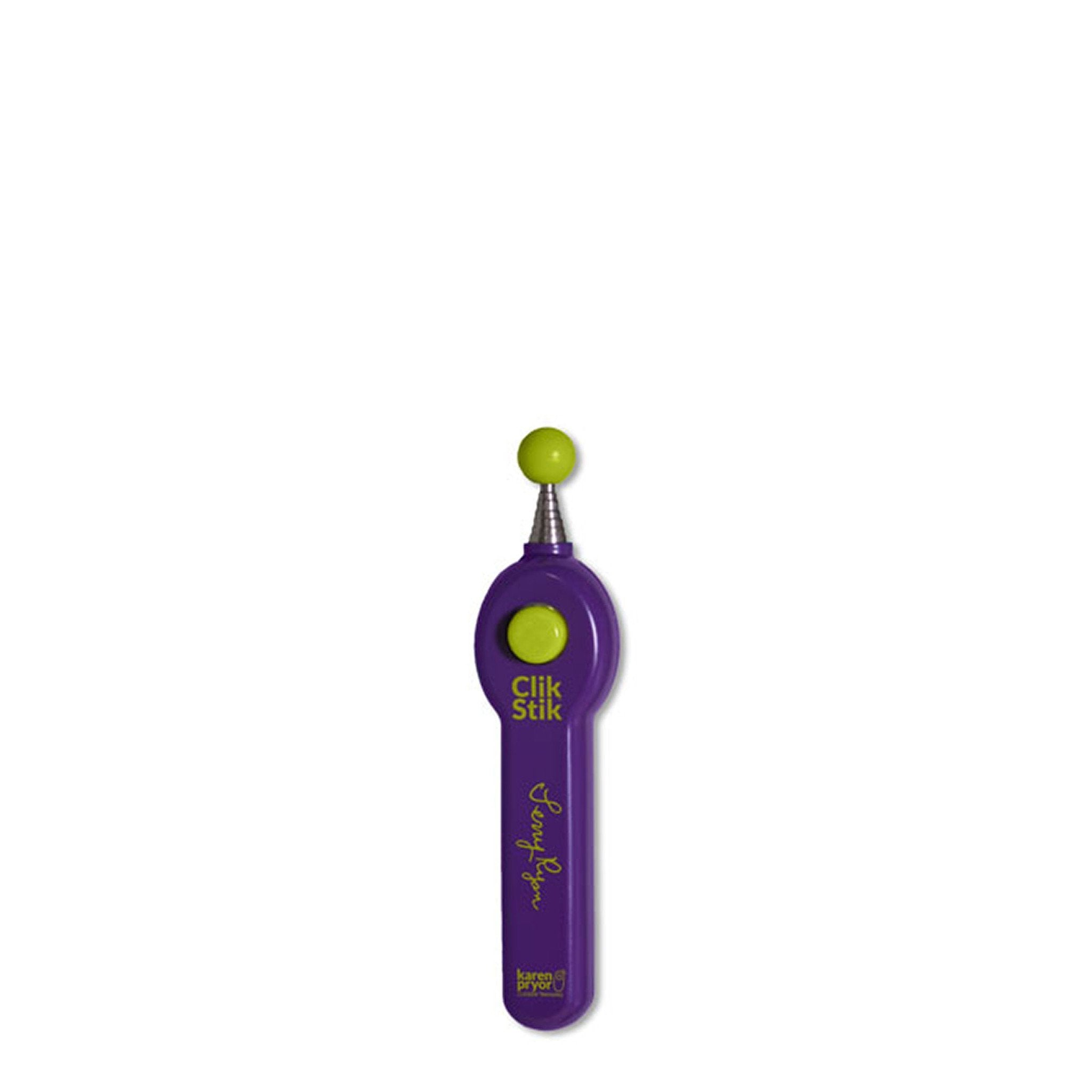 Clik Stik de Karen Pryor, baton rétractable pensé pour l'entraînement à distance.
