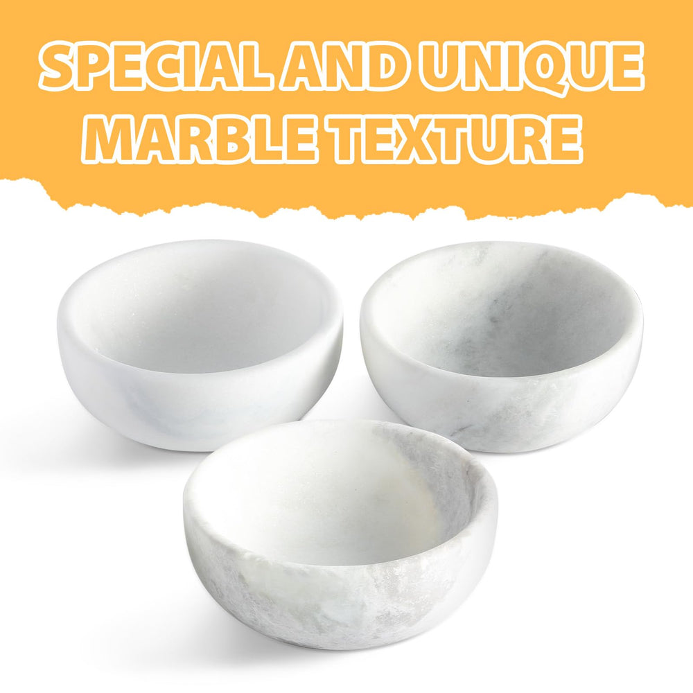 Bol Karibiber marbre blanc, base antidérapante pour éviter les dérapages.