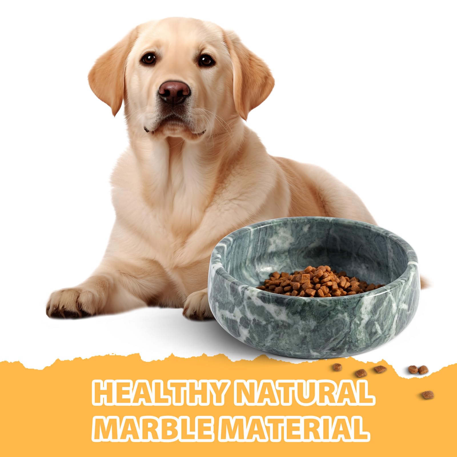 Bol Karibiber 4 tasses, parfait pour nourriture et eau des petits et moyens chiens.