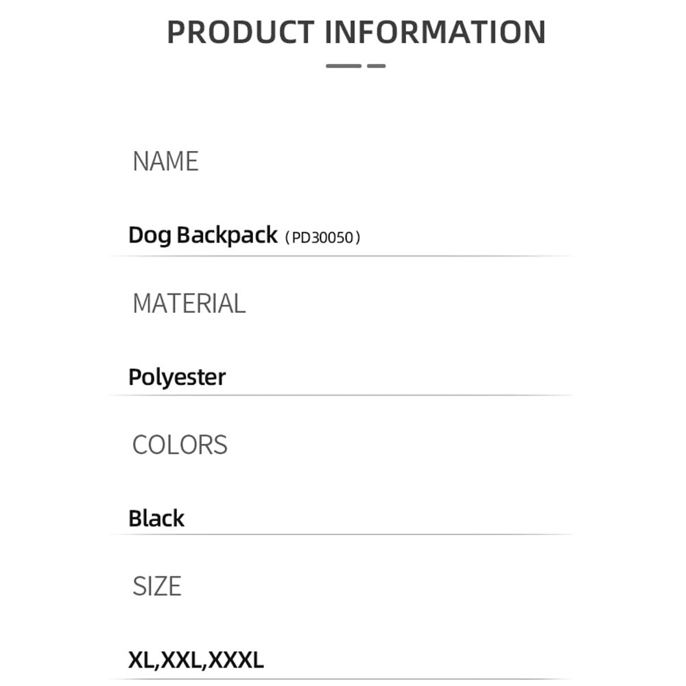 Karlak porte-chien sac dorsal avec poignée pour portage facile et sûr.