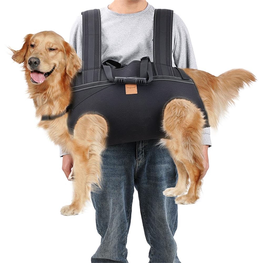 Karlak sac-dos porte-chien grand modele avec poignée pour transport sûr.
