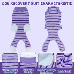 Karoku combinaison recovery chien après chirurgie facilite l’habillement et évite le léchage.