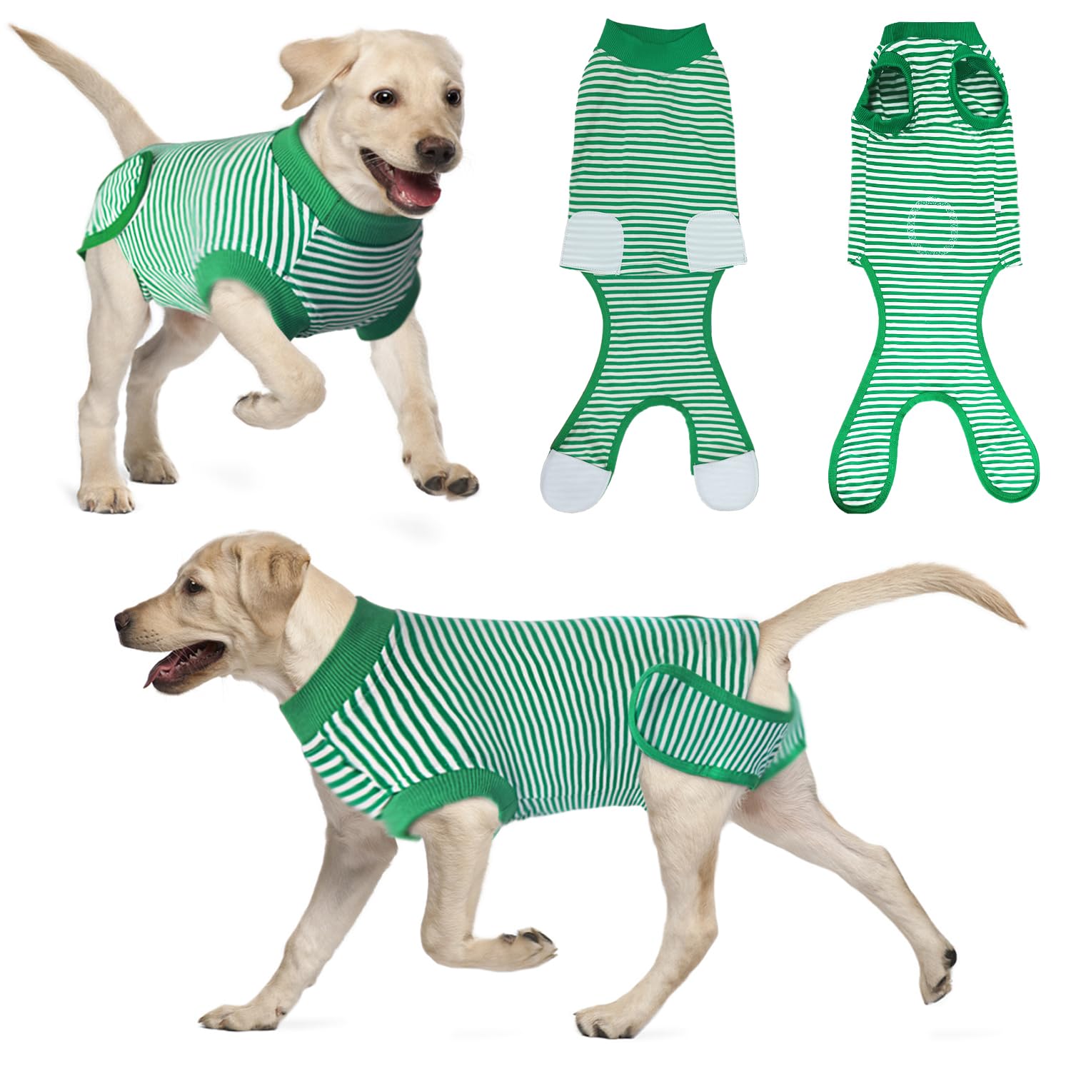 Gilet KAROKU, tissu respirant, idéal pour récupération post-opératoire chez le chien.
