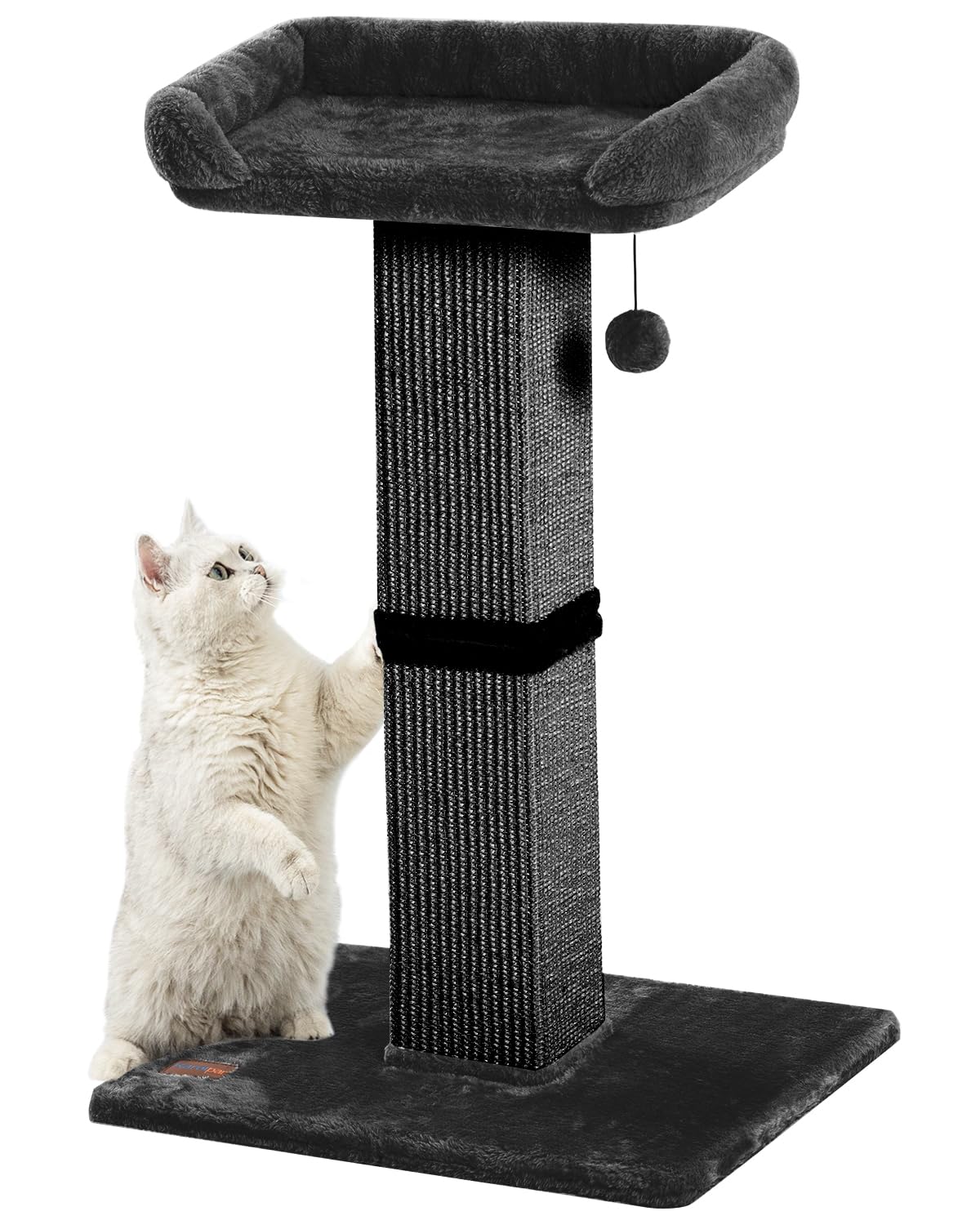 Karolpar colonne griffage chat hauteur 32 pouces, étirement complet et griffage durable.