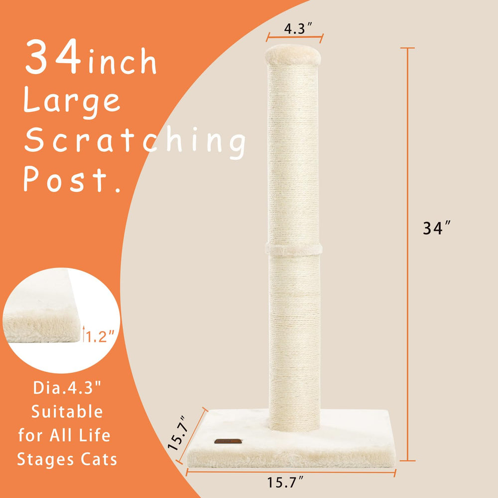 Karolpar griffoir-chat-sisal-naturel – gros plan sur la corde stimulante