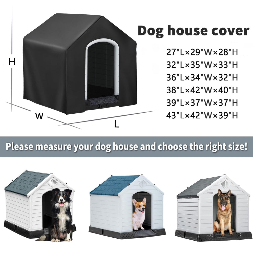 Kasla couverture maison chien extérieur imperméable garde le chien au sec par temps humide
