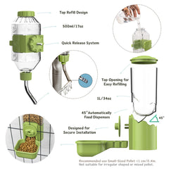 Kassiva système alimentation gravité verte, nourrissage constant sans surveillance.