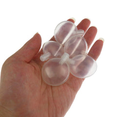 Sifflets transparents Kasteco 100 pièces, remplacement rapide et pratique.