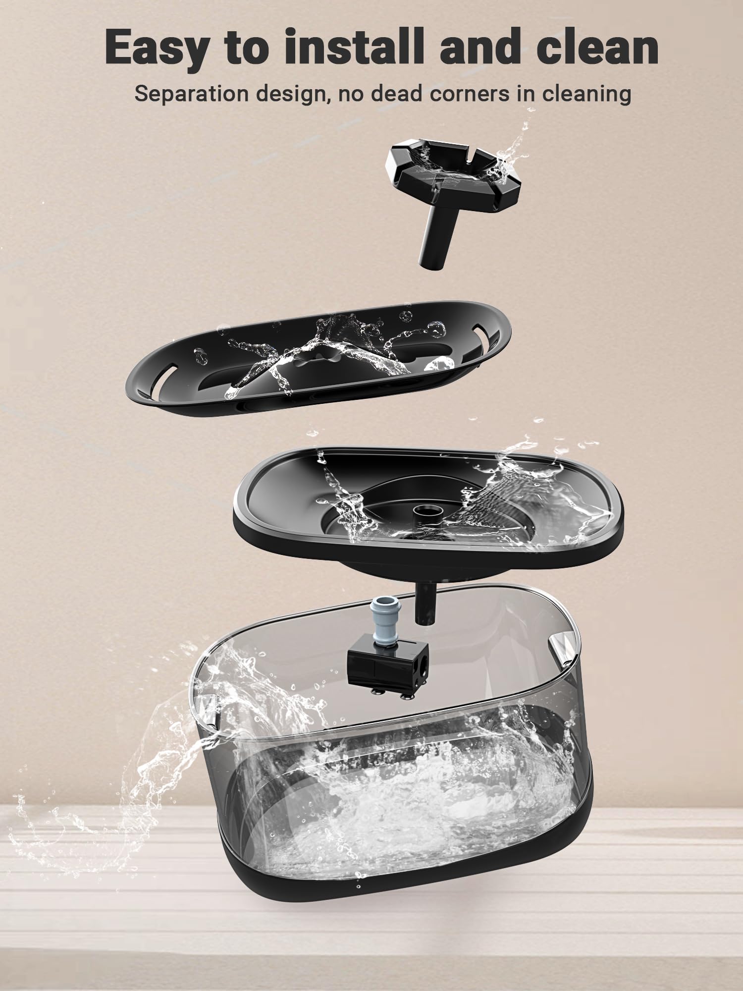 design kastty durable et nettoyage facile pour usage quotidien