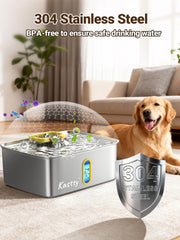 Kastty filtration-5-couches assure eau plus propre pour vos animaux.