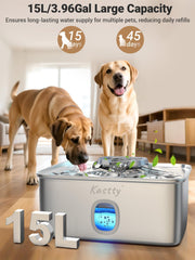 Kastty filtration 5 couches, eau plus propre pour votre chien.