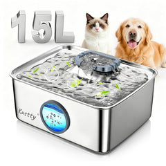 Kastty fontaine-eau-chien-15l-capacite: grande capacité pour plusieurs animaux.