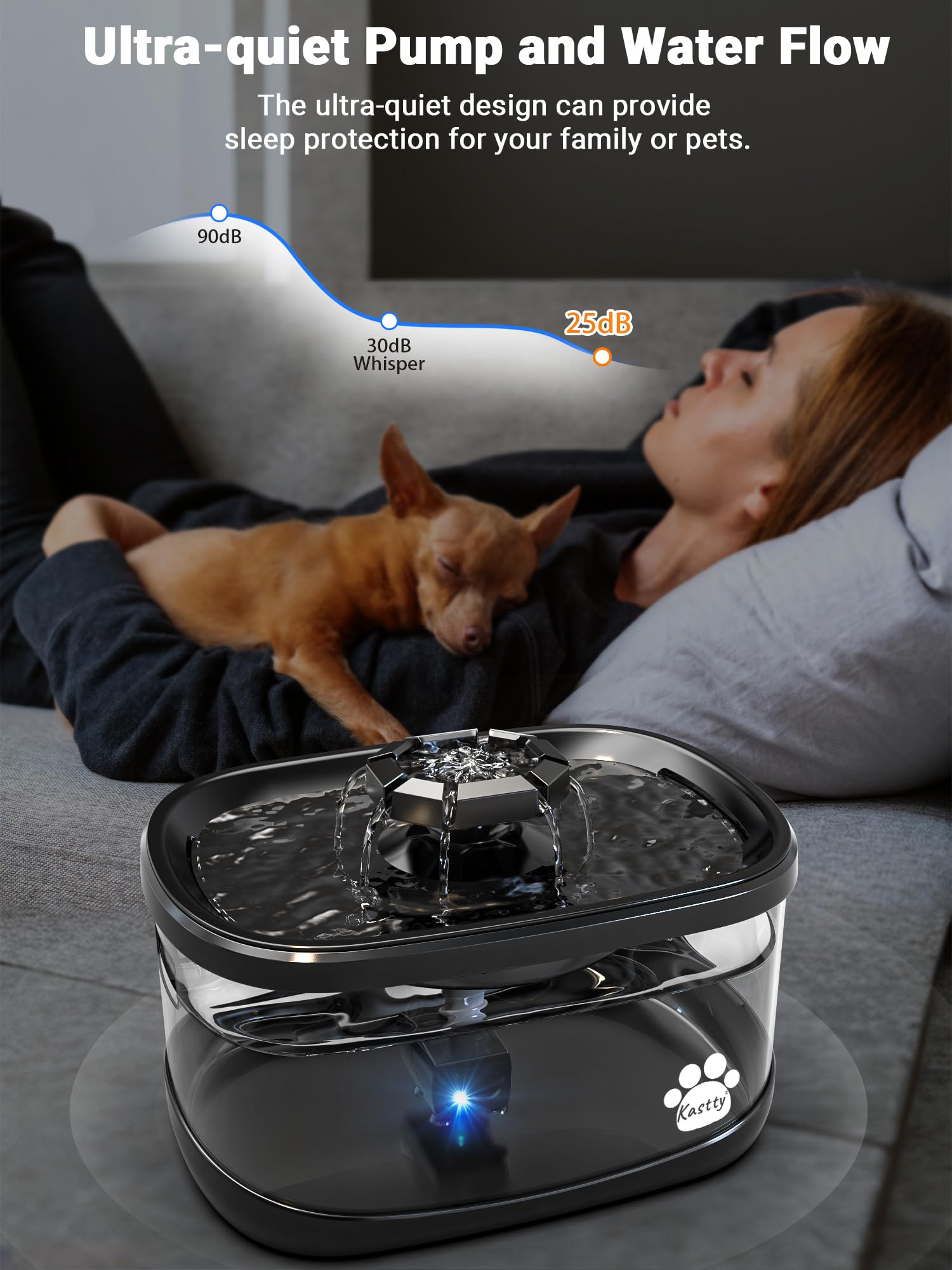 3 modes de flux kastty pour attirer les animaux à boire