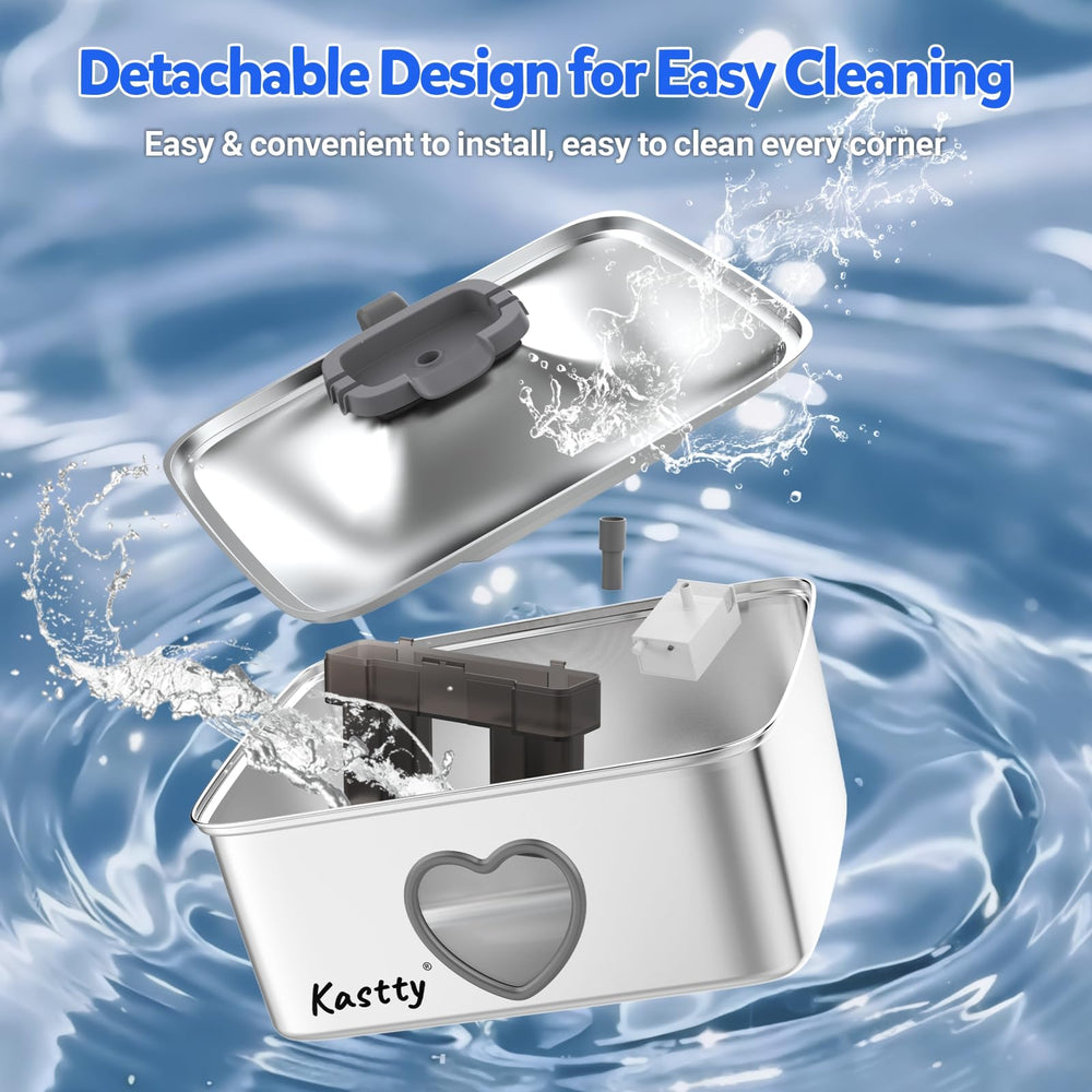 Pompe silencieuse Kastty, protection moteur pour une utilisation domestique.