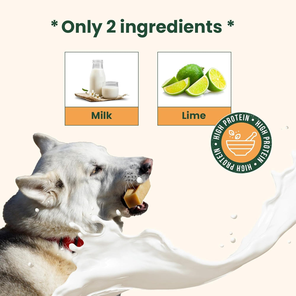 Gros morceaux de KATHMANDU'S Yak Cheese, morsure durable pour chiens actifs