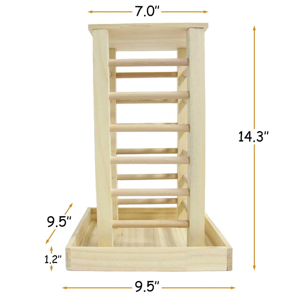 kathson-base-hay-bois-petits-animaux : base stable pour un rangement organisé du foin