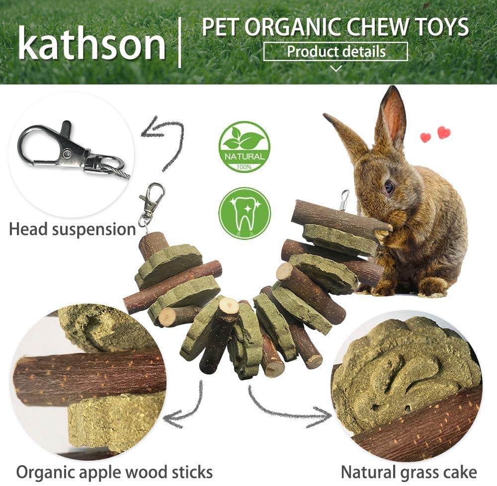 Kathson gâteaux d'alfalfa pour rongeurs — palatabilité naturelle et nutrition.