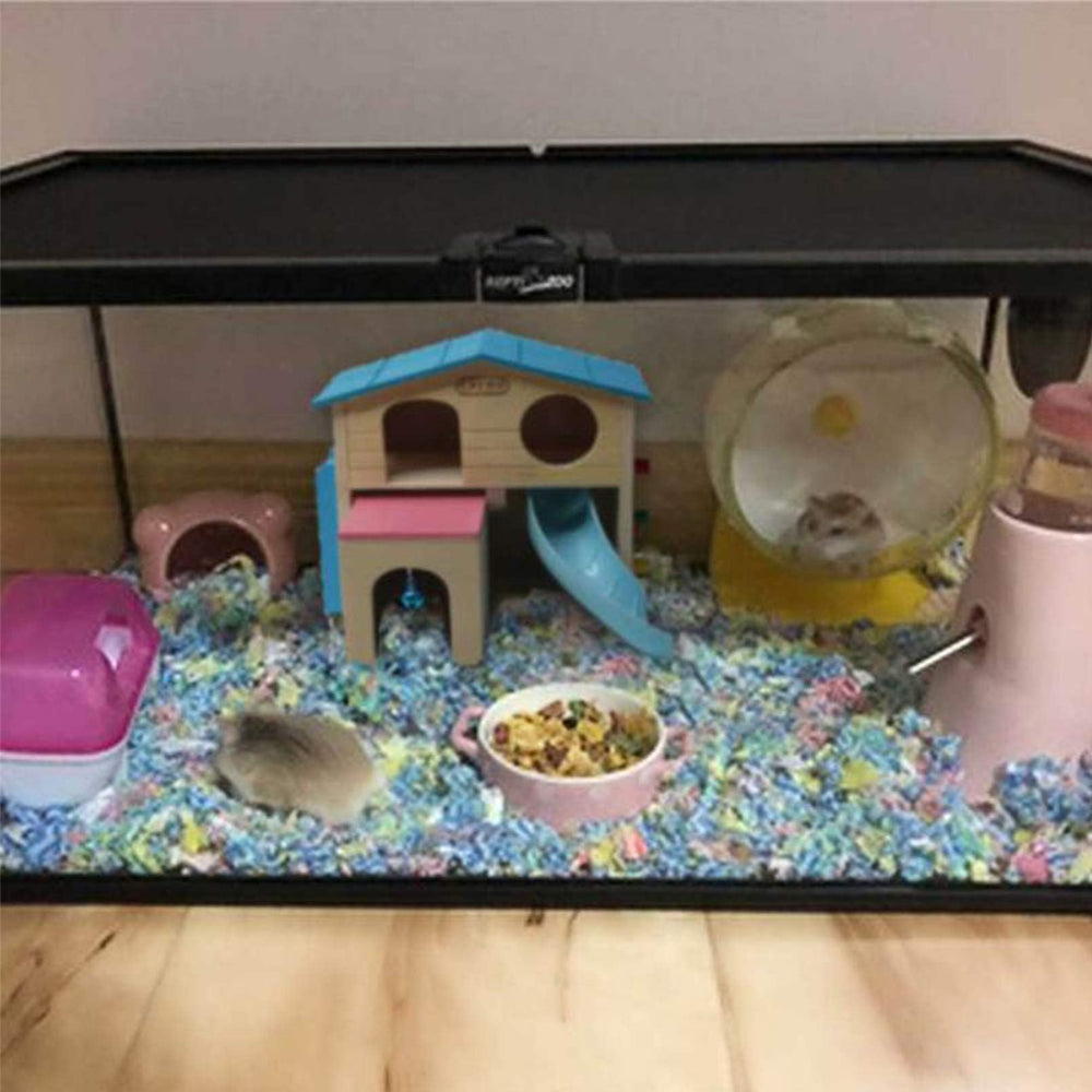 Kathson-nid-hamster-bleu, espace repos sûr et contemplatif.