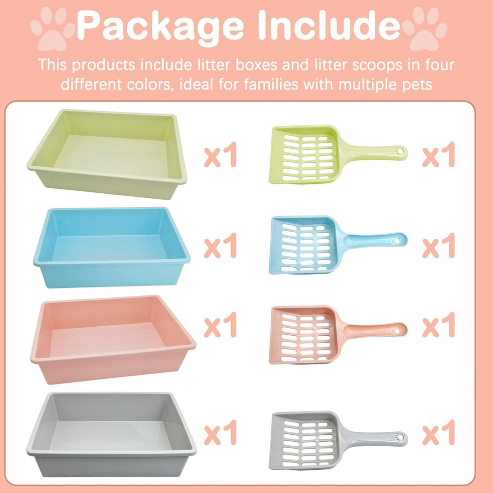 Kathson pelle-litiere incluse avec ensemble de 4 coloris.