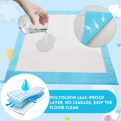 Kathson tapis-pipi lapin, absorption rapide et 5 couches pour sécurité.