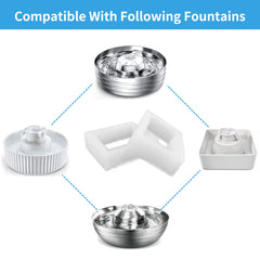 Fontaine en céramique cupcake avec filtre Katlikatqi, usage quotidien simplifié.