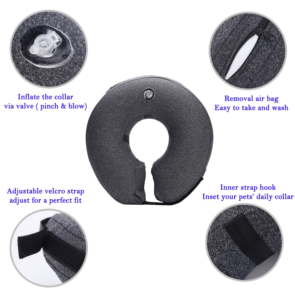 Katoggy collier inflable pour chien: recommandé taille XL pour grands chiens
