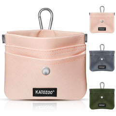KATOZOO sac croquettes rose, mains libres, accès rapide lors des balades.
