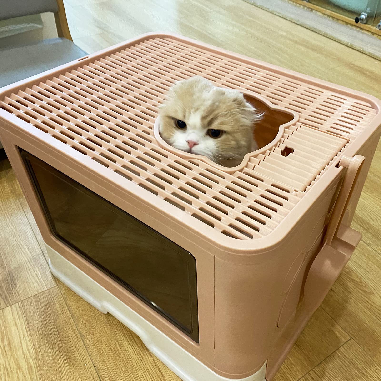 Kattypet litière design extérieur: intégration discrète dans le séjour.