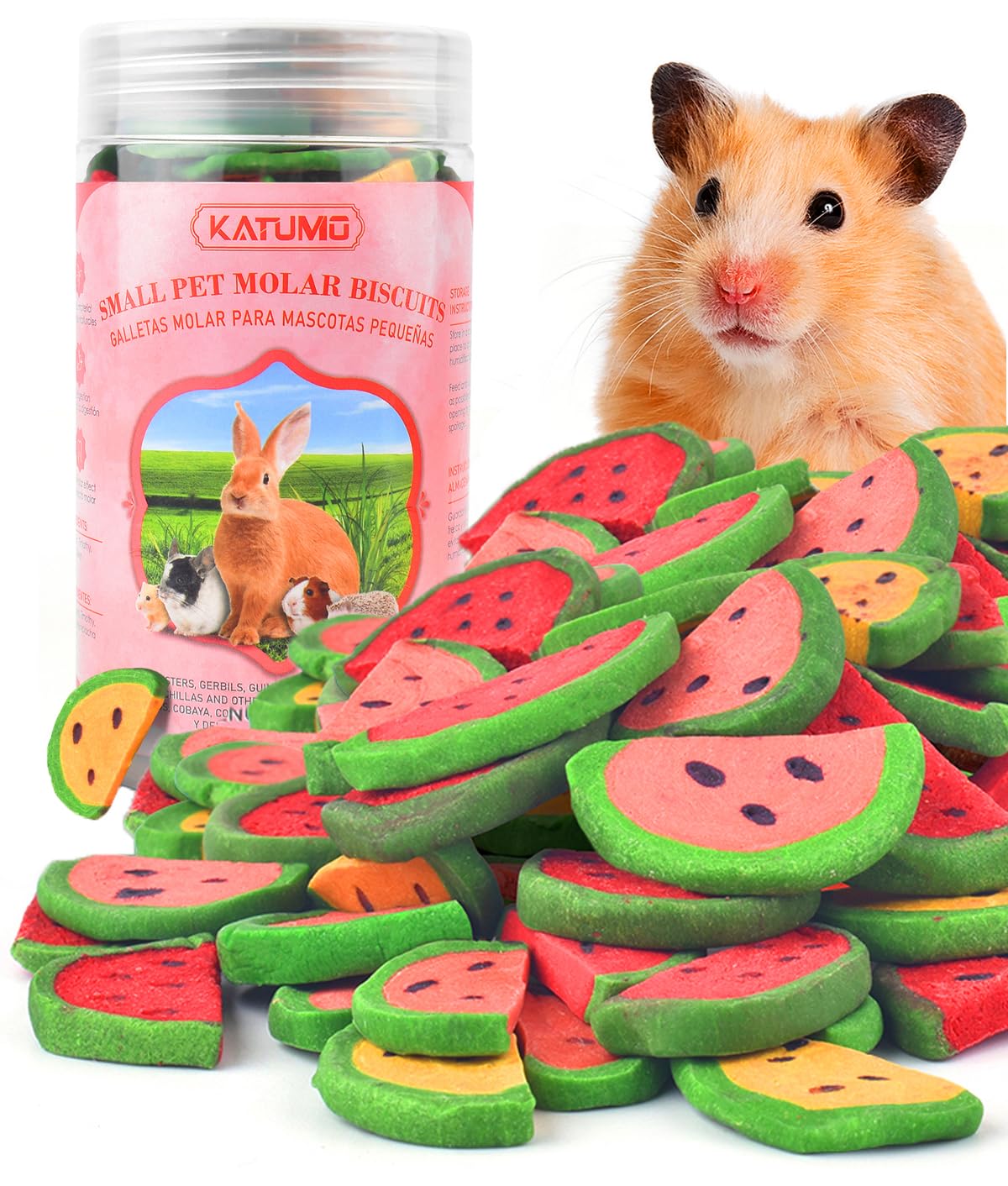 Jouet de mastication KATUMO pour lapin, favorise le mordillage et divertit votre animal