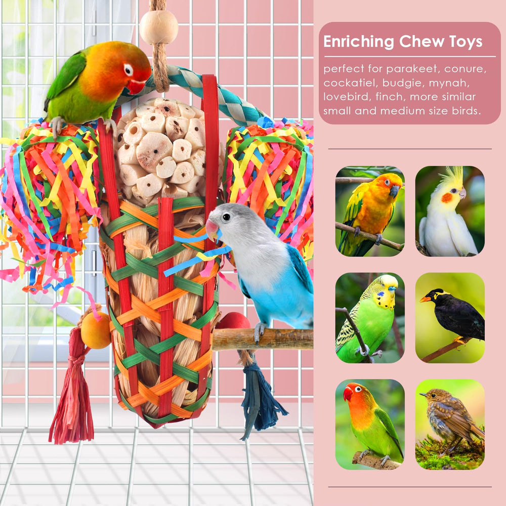 Forage en panier Katumo: friandisses et exploration pour oiseaux