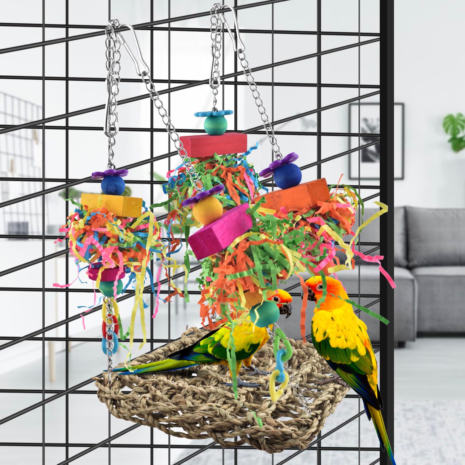 KATUMO jouets confettis et acryliques pour attirer l'attention et l'interaction.