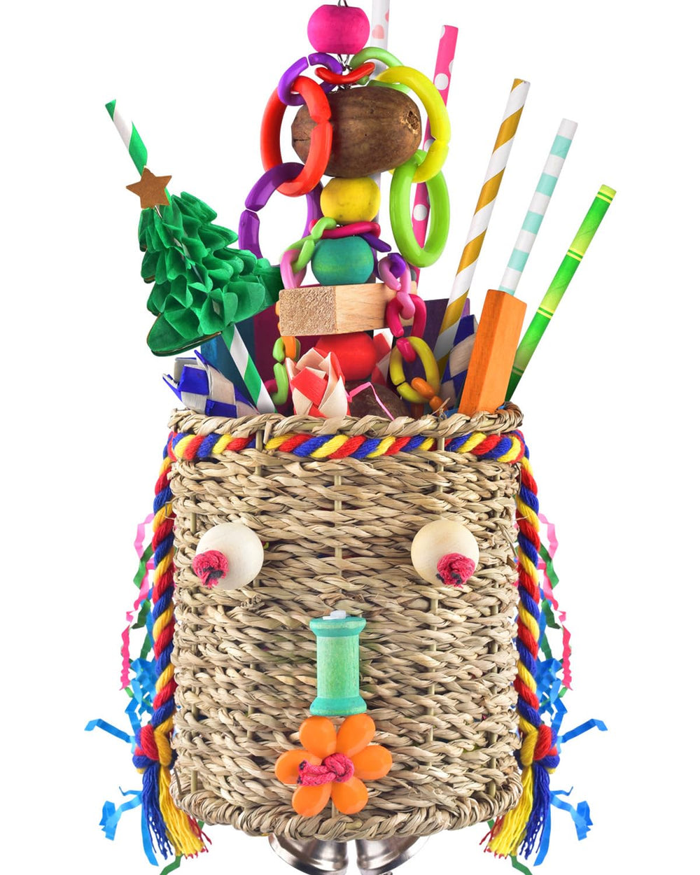 Panier d'herbe naturelle KATUMO pour l'exploration et le grignotage