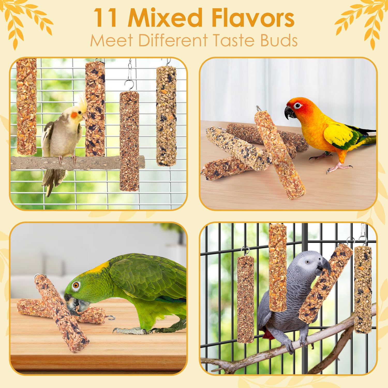 KATUMO texture cerealiere granulee – croquant agréable pour l'oiseau.
