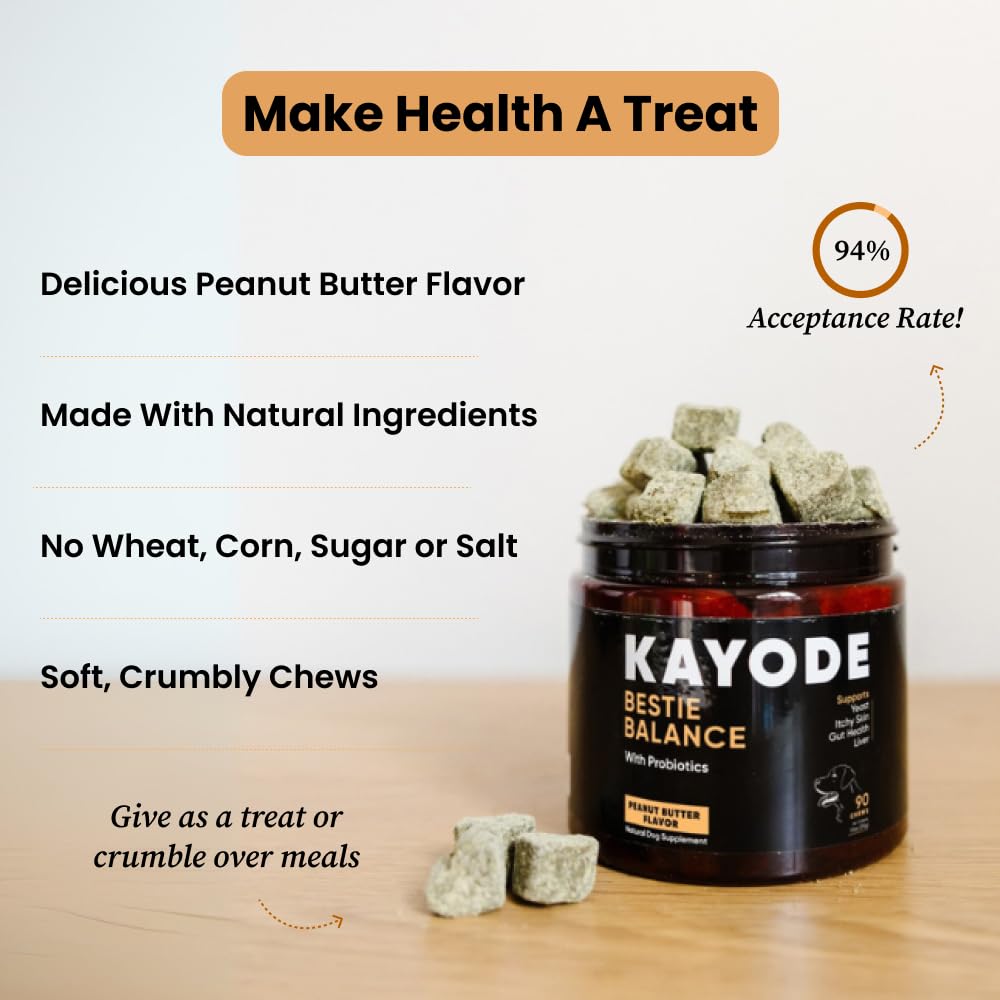Kayode Bestie Balance friandises chien savoureuses, alternative naturelle.