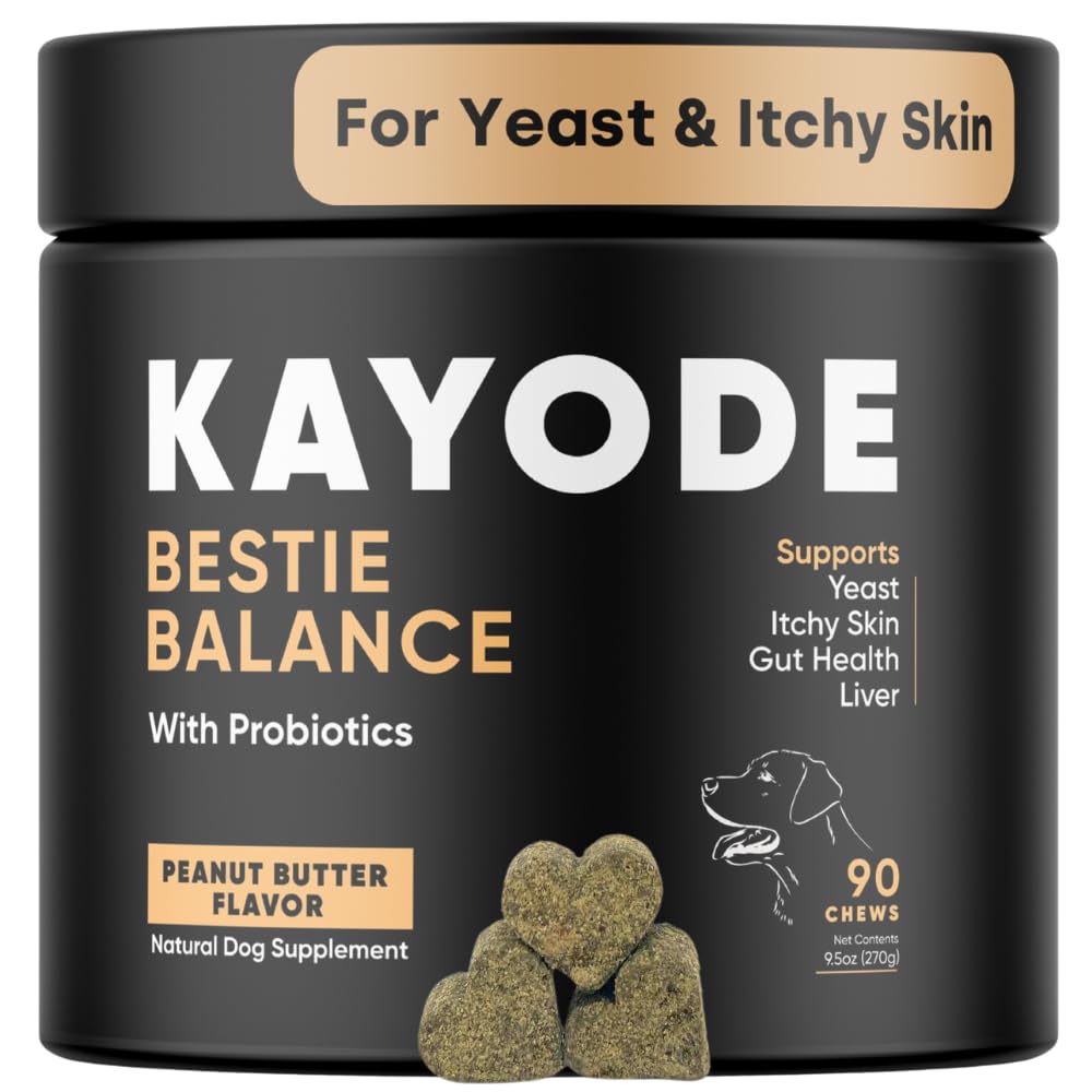 Kayode Bestie Balance emballage probiotiques chien, dosage pratique.