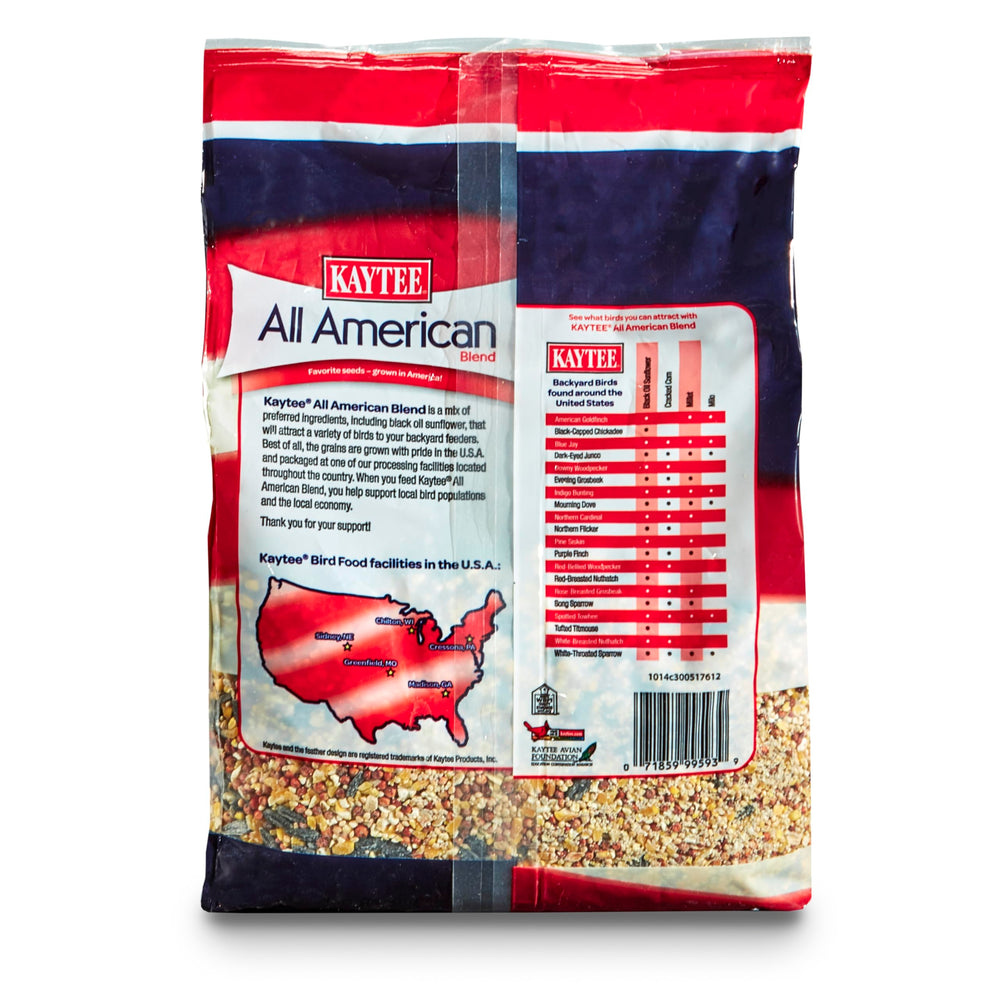 Kaytee All American, prêt à nourrir les oiseaux en extérieur facilement.