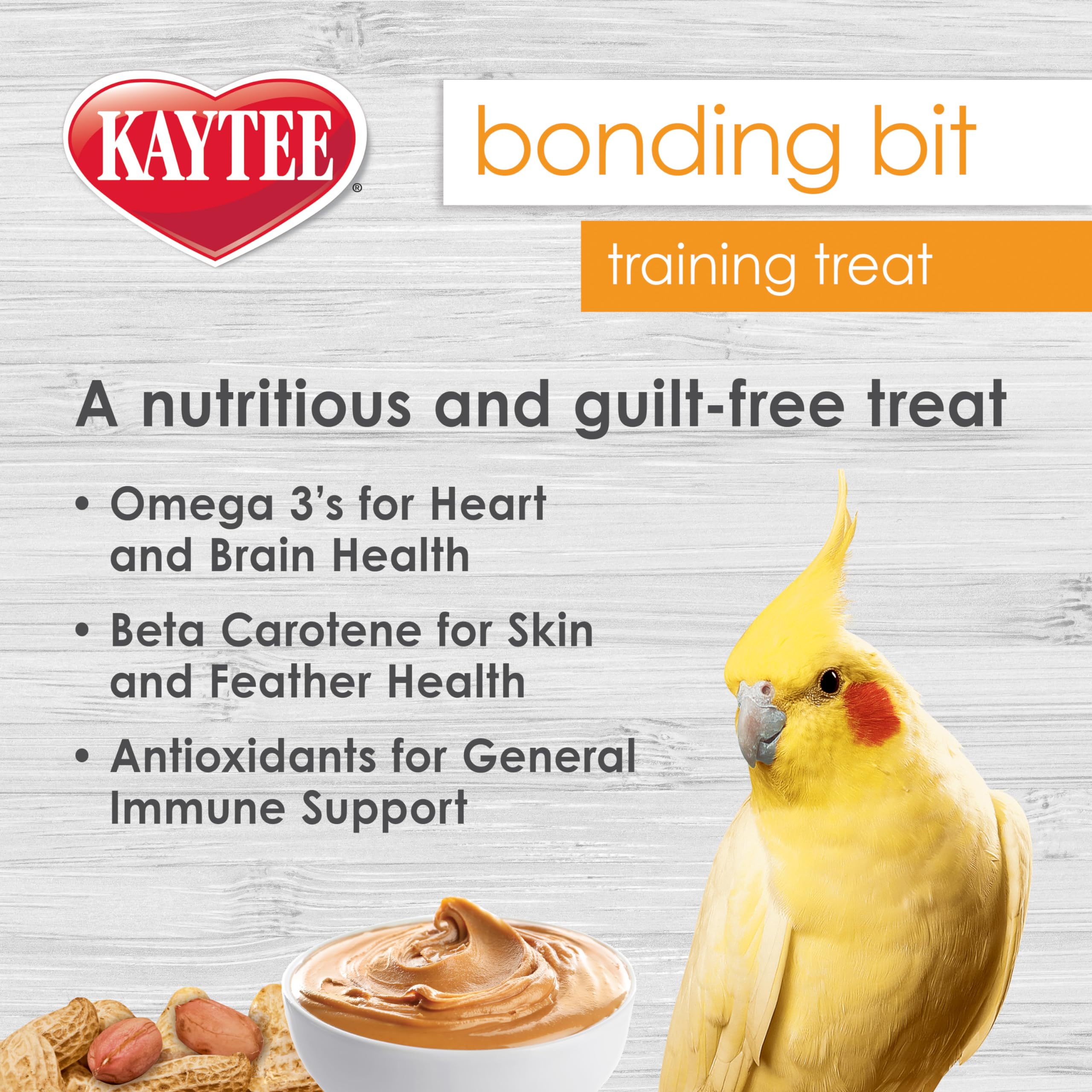 Enrobage arachide Kaytee Bonding Bits savoureux pour l’entraînement