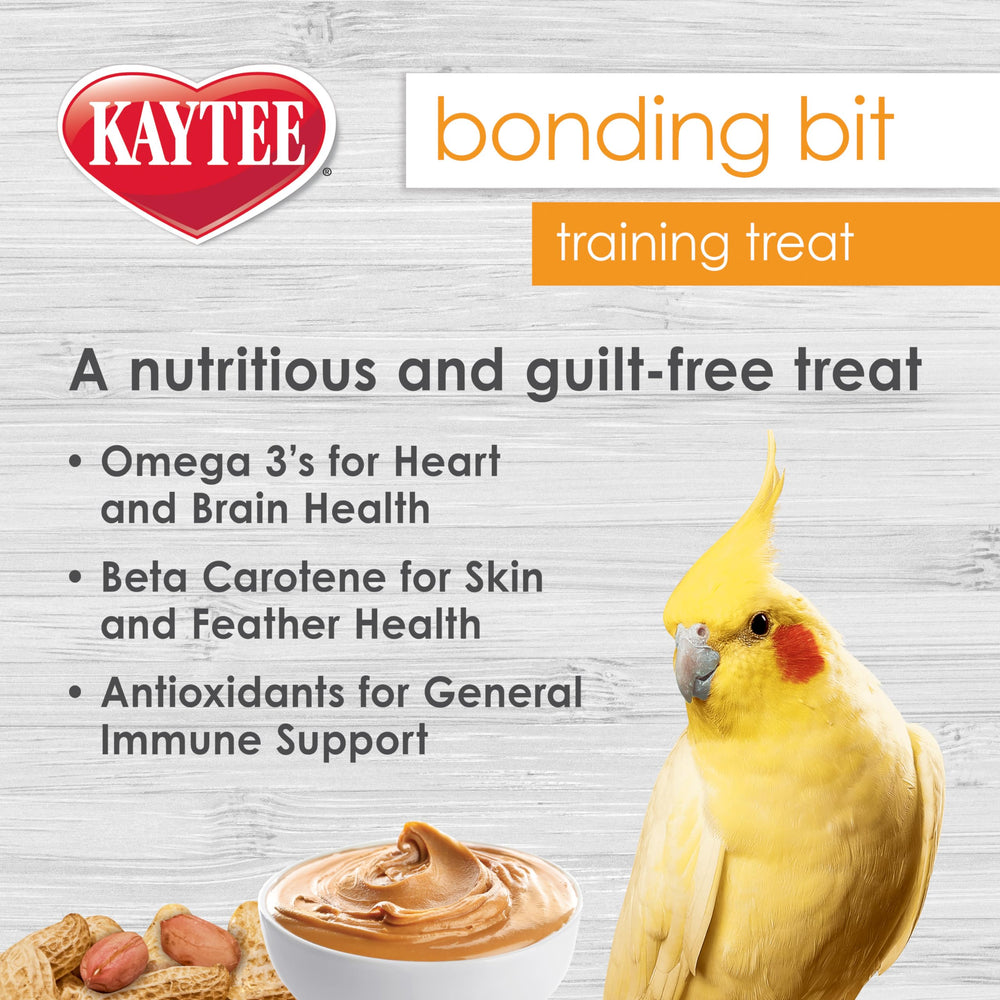 Enrobage arachide Kaytee Bonding Bits savoureux pour l’entraînement