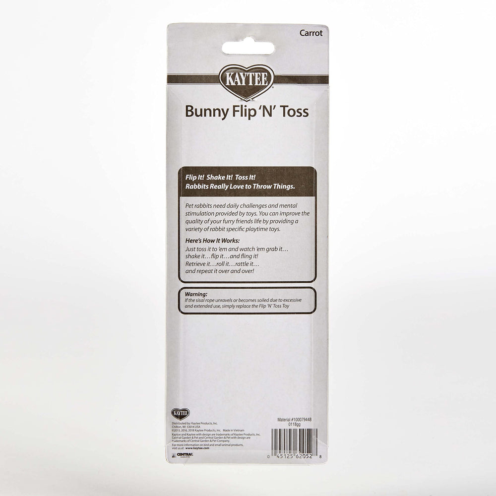Kaytee Bunny Flip-N-Toss Corde Sisal: matériau naturel, mâchable et sûr.