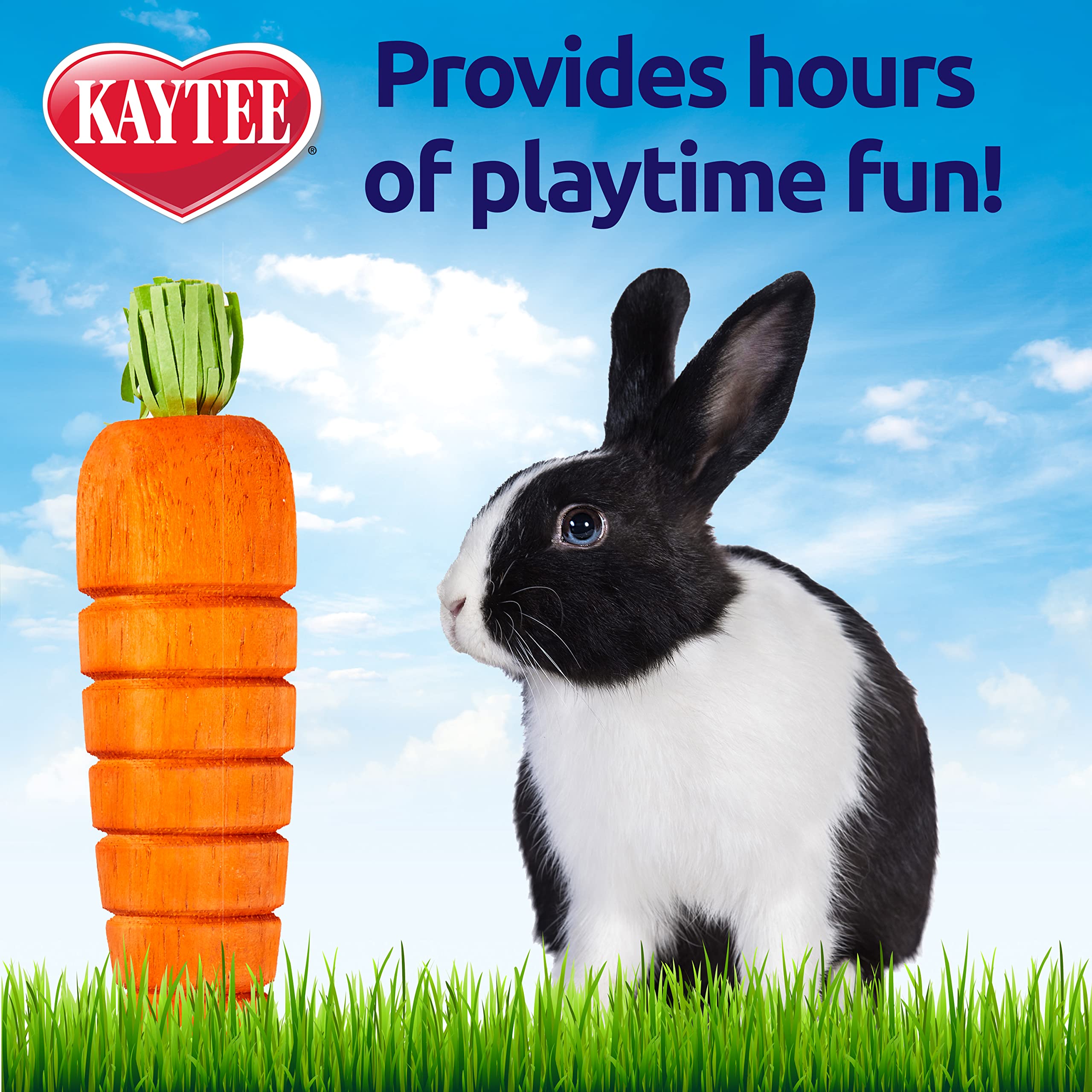 Kaytee Bunny Flip-N-Toss Jouet Durable: conçu pour durer et offrir des moments de jeu.