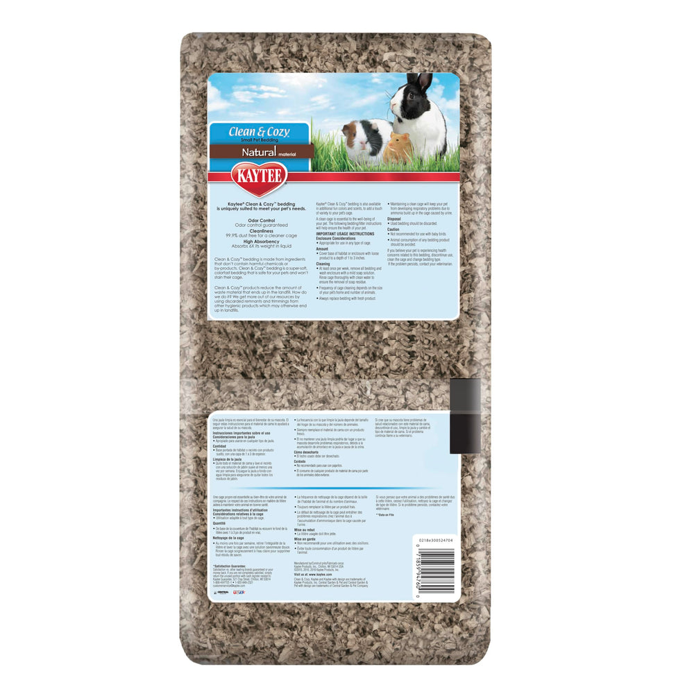 Kaytee Clean & Cozy — douceur qui caresse les pattes et le museau.