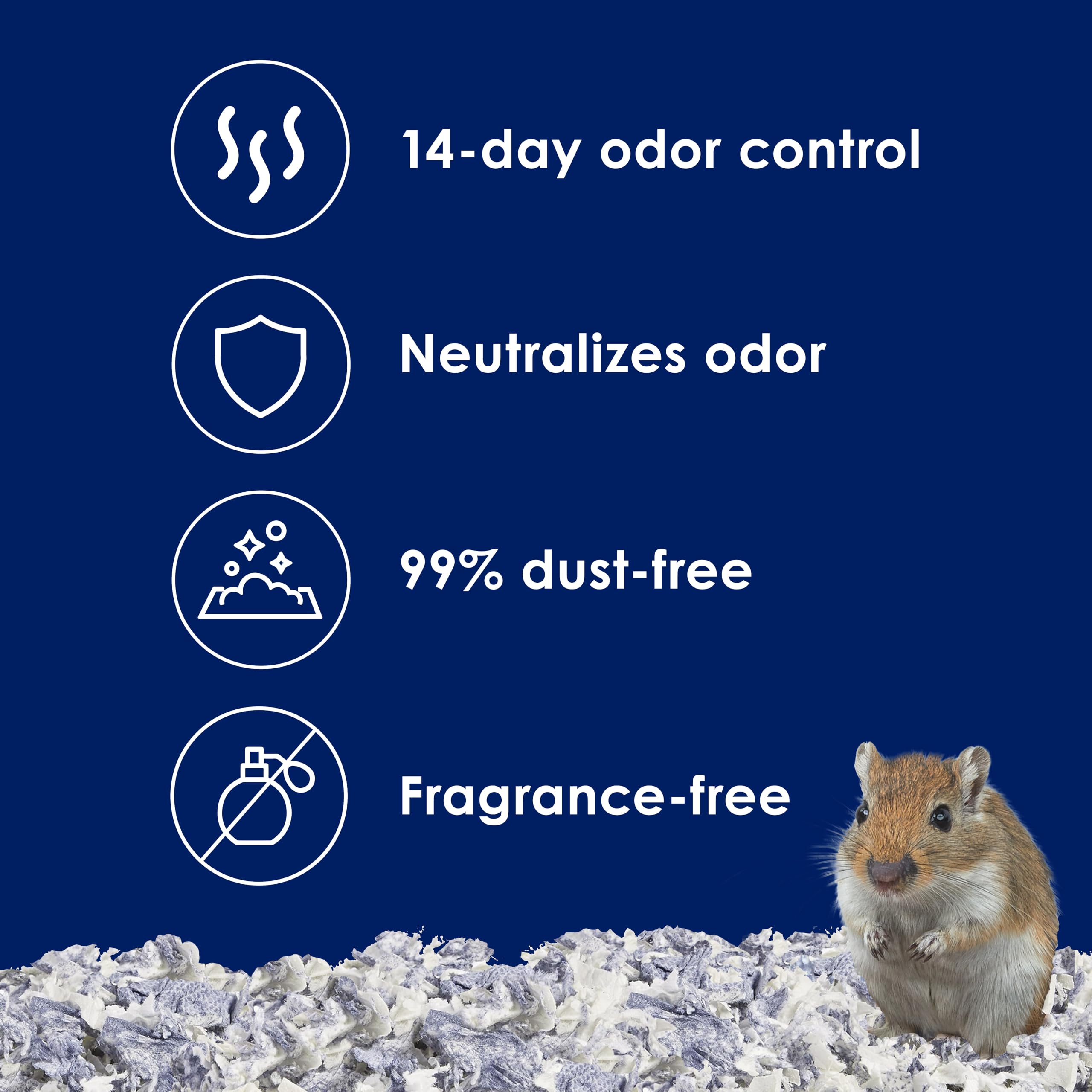 Kaytee Clean & Cozy: litière quasi sans poussière et sans parfum, sûre pour les petits animaux.