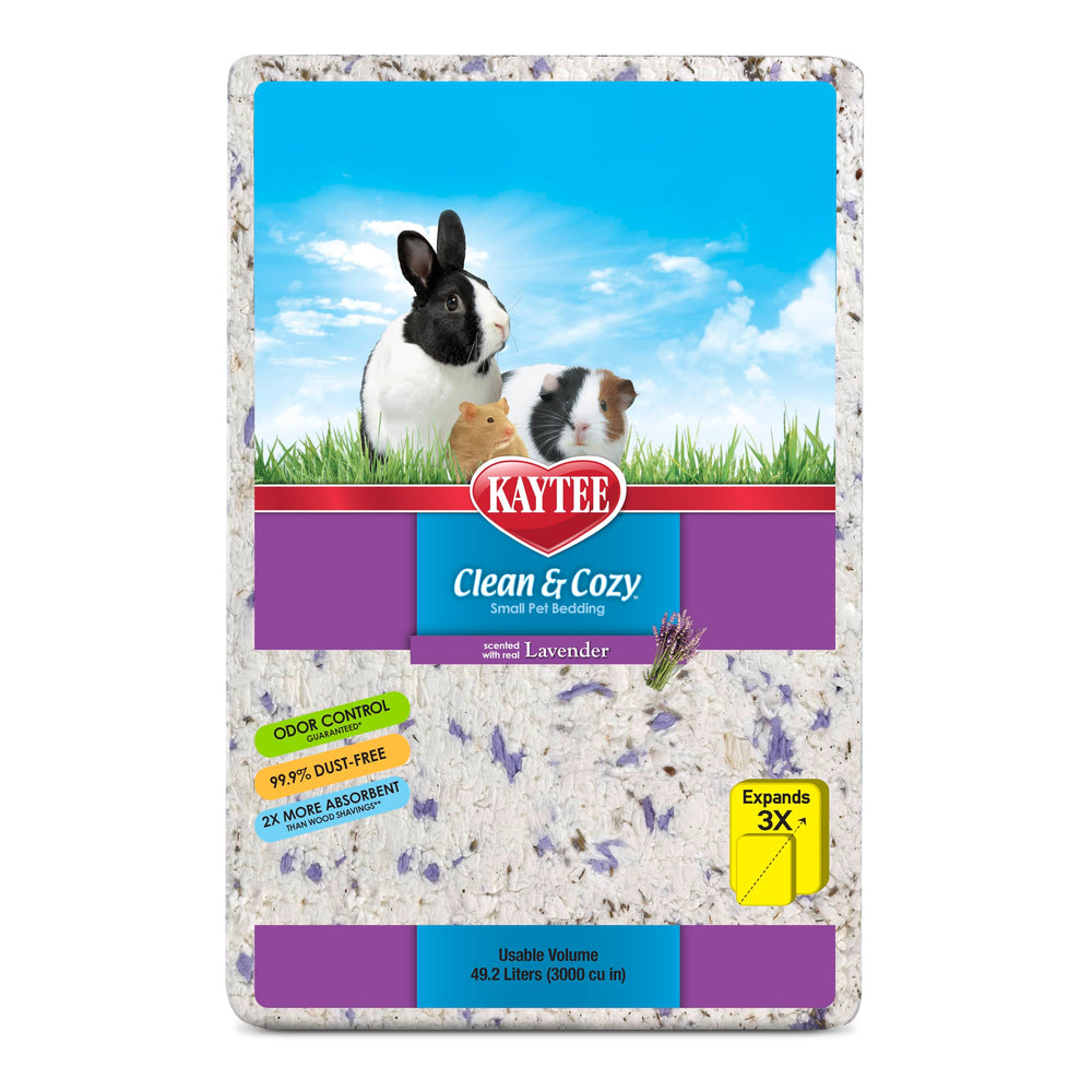 Kaytee litière lavande en papier absorbante et douce pour petits animaux