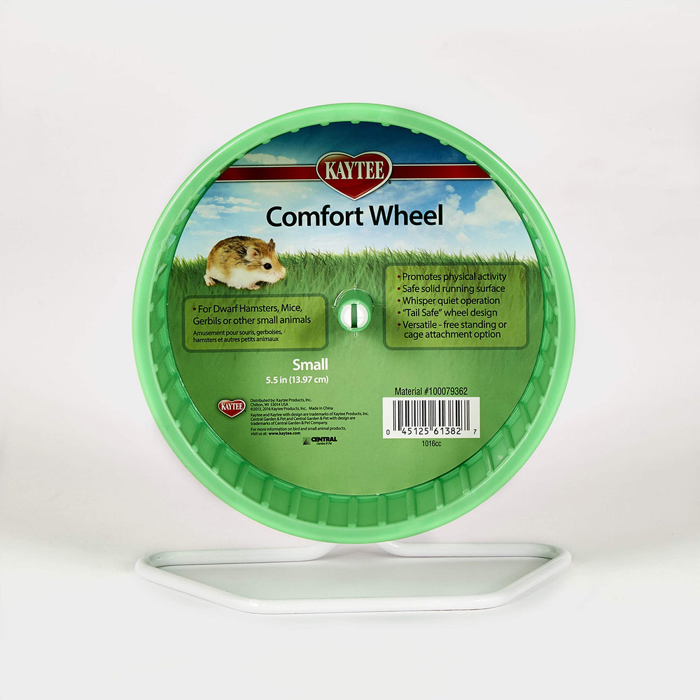 Kaytee Comfort Wheel coloris assortis s’intègre dans votre cage sans compromis.
