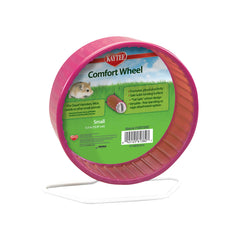 Kaytee Comfort Wheel offre une surface de course saine pour petits animaux, favorisant un mouvement régulier.