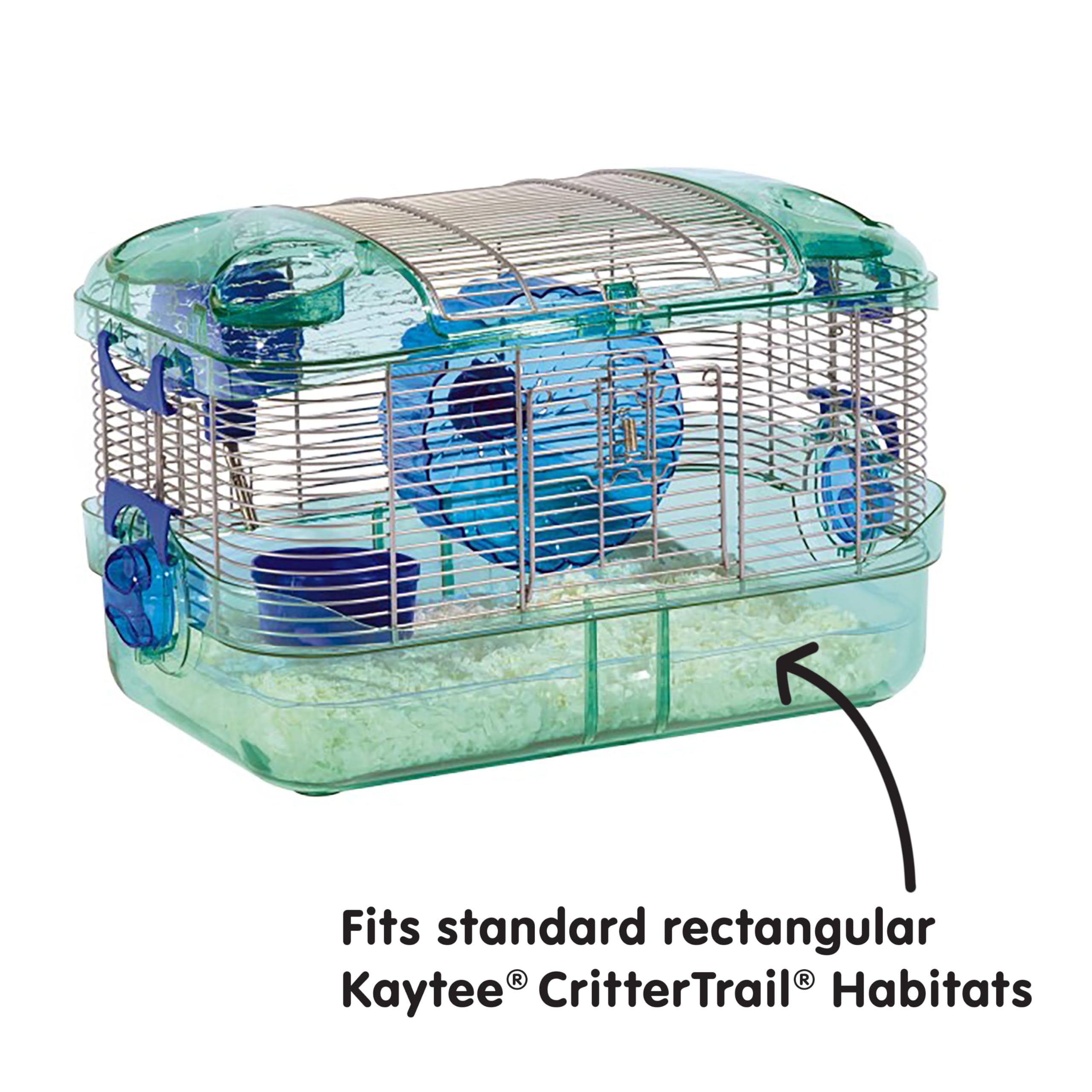 Kaytee CritterTrail emballage jetable, élimination simple et recyclable.