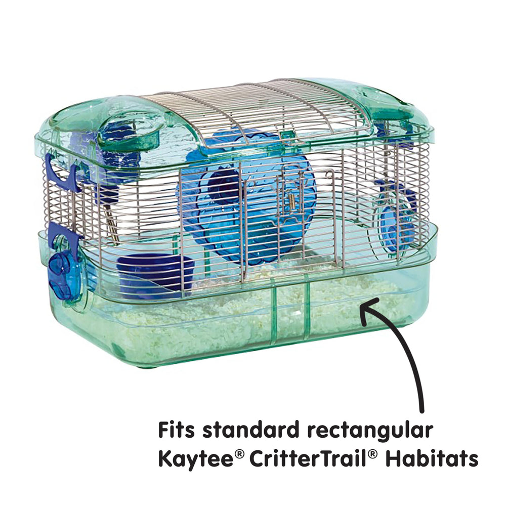 Kaytee CritterTrail emballage jetable, élimination simple et recyclable.