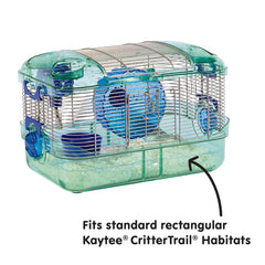 Kaytee CritterTrail emballage jetable, élimination simple et recyclable.
