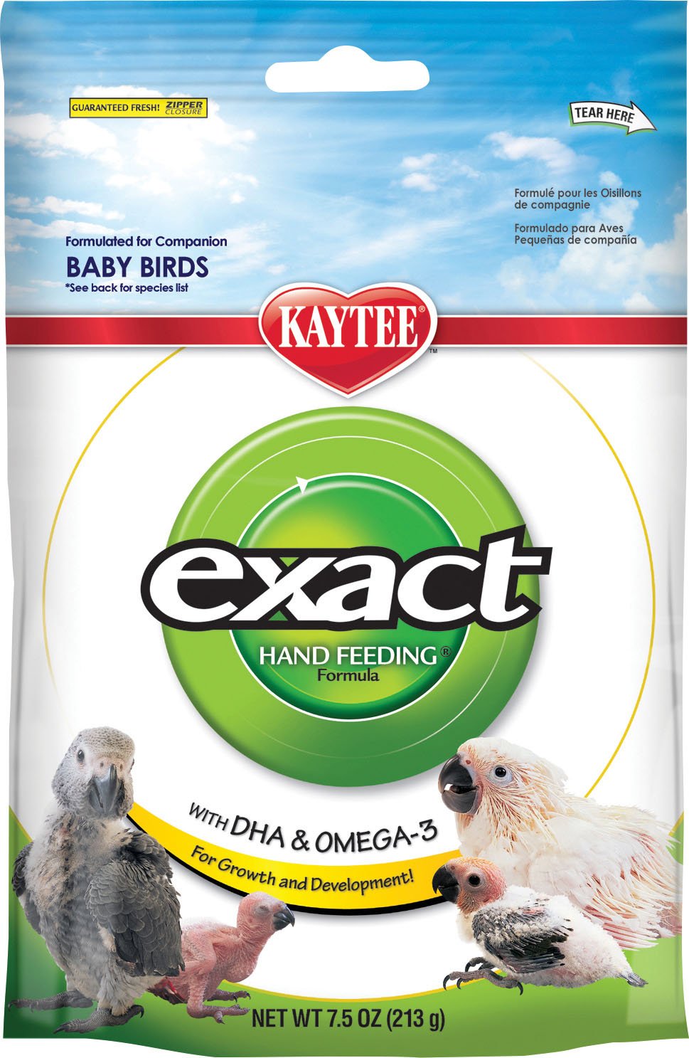 Kaytee Exact – alimentation d'oiseaux 7,5 oz, pratique pour le sevrage.